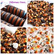 Candy Corn Cookie Bark