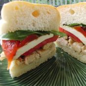 Grilled Chicken Caprese Sandwiches