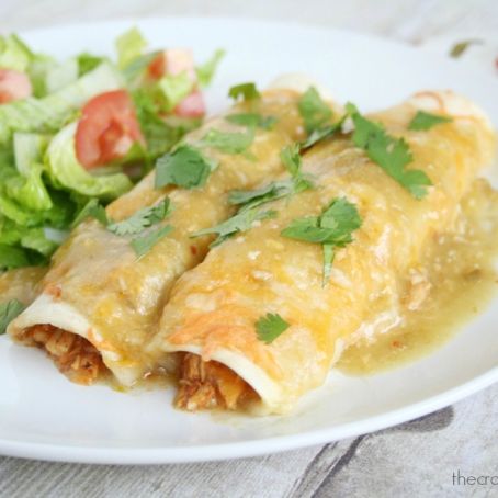 The Best Tex Mex Chicken Enchiladas