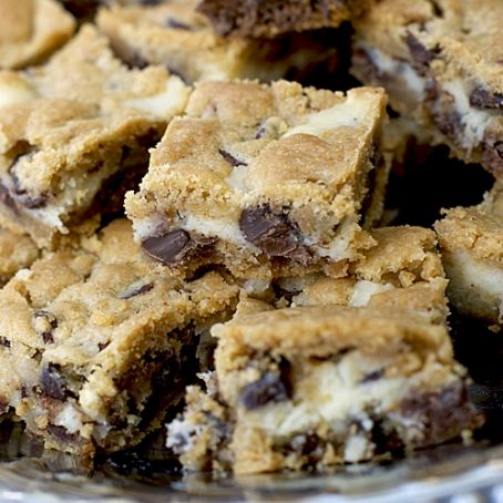 Cheesecake Chocolate Chip Cookie Bars