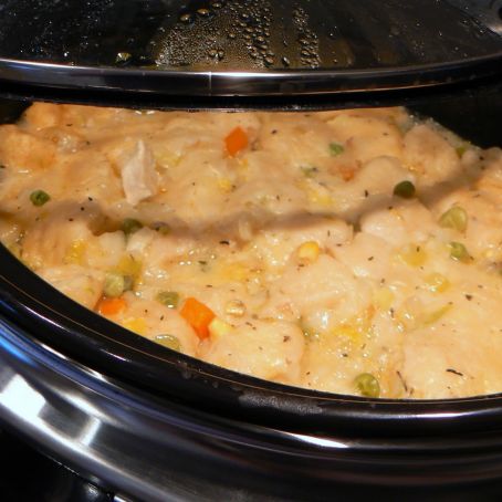 Slow Cooker Chicken and Biscuits