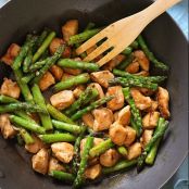 Chicken and Asparagus Lemon Stir Fry