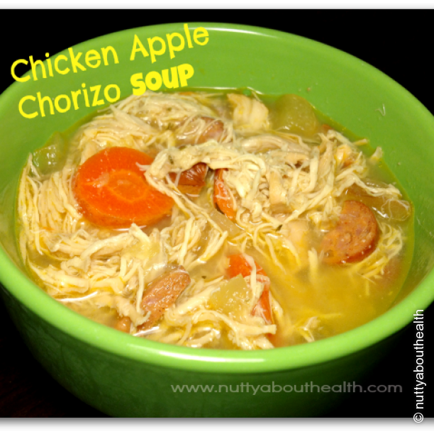 Chicken Apple Chorizo Soup