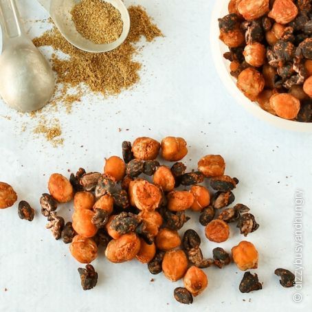 Chickpea And Black Bean Snack Mix