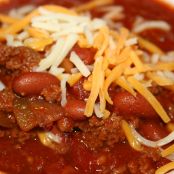 Easy Bean and Pepper Chili