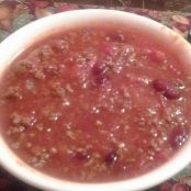 Fresh Red Bean and Beef Chili