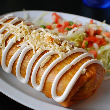 Baked Chicken Chimichangas