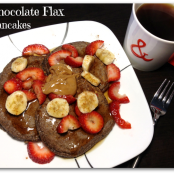 Chocolate Flax Pancakes