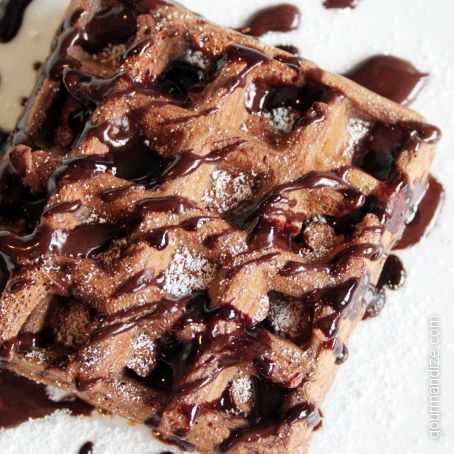 Chocolate Brownie Waffles