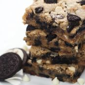Chocolate Chip Oreo Cookie Bars