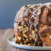 Chocolate Pretzel Monkey Bread