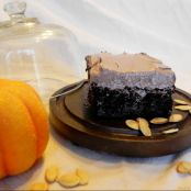 One Pan Chocolate Pumpkin Cake