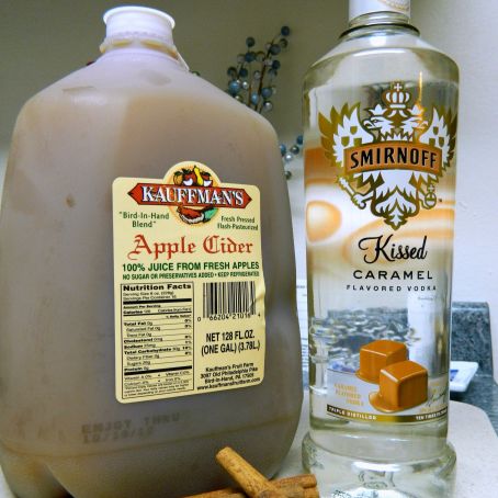Hot or Cold Caramel Apple Cider For Grown Ups