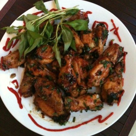Cilantro Garlic Chicken Wing