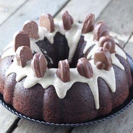 Coconut Filled Chocolate Cake – AKA: Almond Joy Cake!