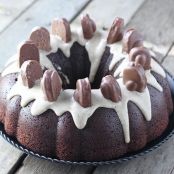 Coconut Filled Chocolate Cake – AKA: Almond Joy Cake!