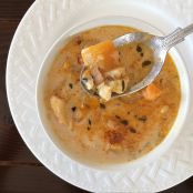 Fish Chowder with Bacon and Butternut Squash