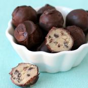 Chocolate Chip Cookie Dough Truffles