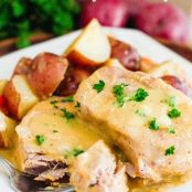 Slow Cooker Creamy Ranch Pork Chops