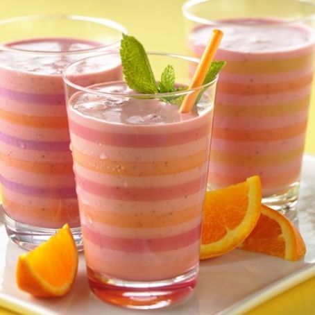 Strawberry-Orange Smoothies
