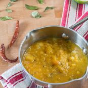 Masala Dosa with Sambar