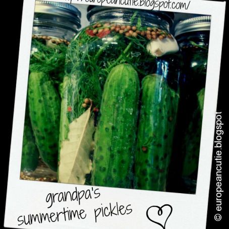 grandpa's summertime pickles