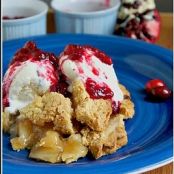 Apple Pie with Cranberry and Pomegranate Sauce - Step 3