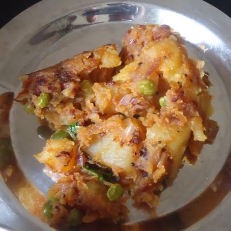 Potato peas fry