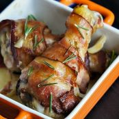 Bacon wrapped Chicken Drumsticks