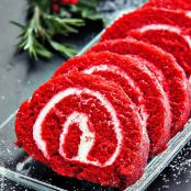 Red Velvet Cake Roll - Step 4