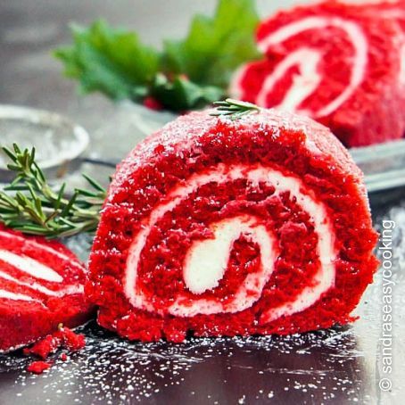 Red Velvet Cake Roll