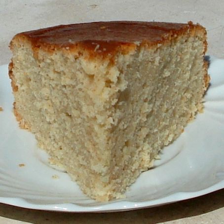 Goat Milk Yogurt Cake with cardamom and coconut butter