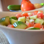 Cucumber, Tomato & Onion  Salad