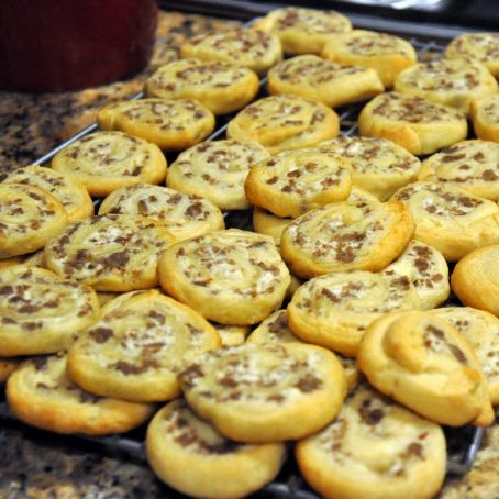 Sausage Cream Cheese Crescent Pinwheels
