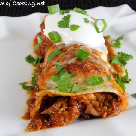 Chicken Enchiladas with Cocoa Powder