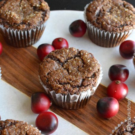 Spiced Molasses Muffins