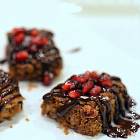 Bourbon Chocolate & Pomegranate Cake YummmeeZ