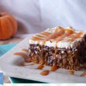 Pumpkin Poke Cake