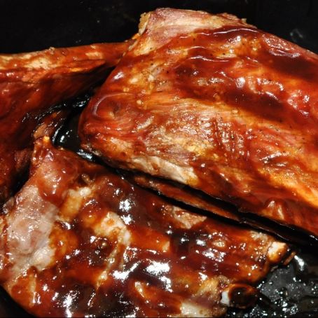 Slow-Cooker Barbecue Ribs