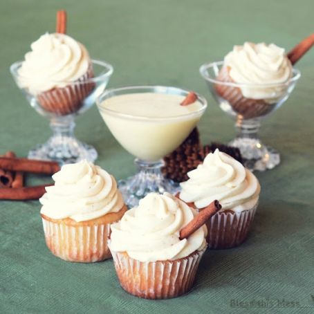 Eggnog Cupcakes