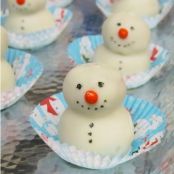 Gingerbread Oreo Snowman Truffles