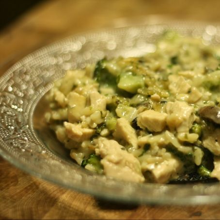 Broccoli & Wild Rice Casserole with Chicken