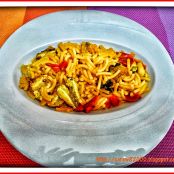 Fideua with hake cheeks