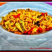 Fideua with hake cheeks - Step 1