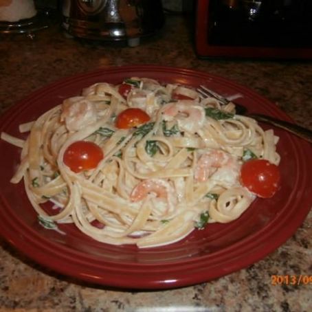 grandma annie's shrimp alfredo