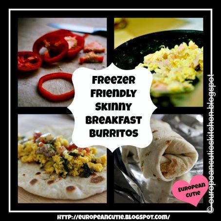 Freezer Friendly Skinny Breakfast Burritos
