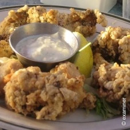 Golden Fried Oysters