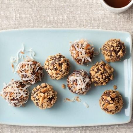 No Bake Chewy Truffle Cookies