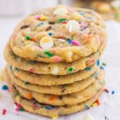 Funfetti Cheesecake Pudding Cookies