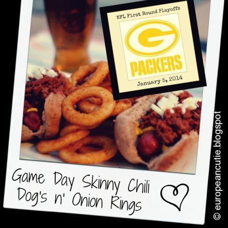 Game Day Skinny Chili Dog's n' Onion Rings